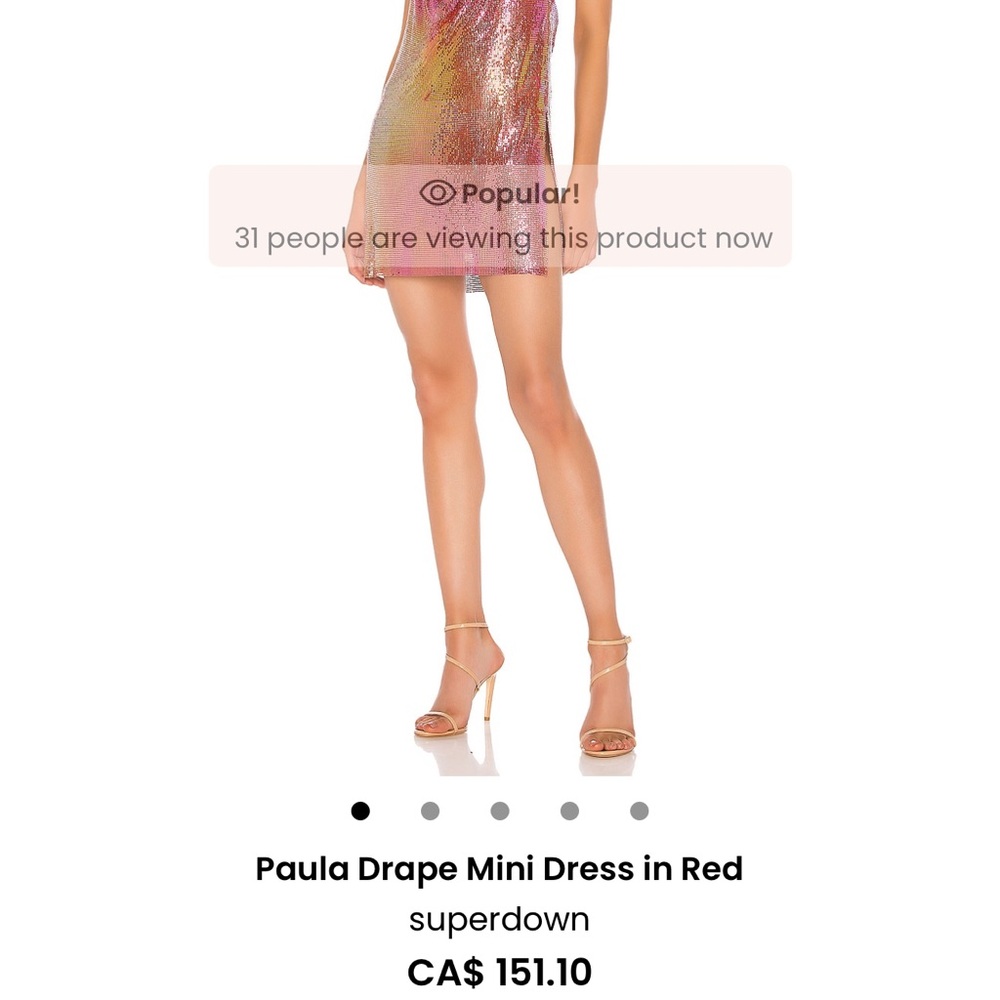Superdown Red Bodycon Mini Dress for a Night Out